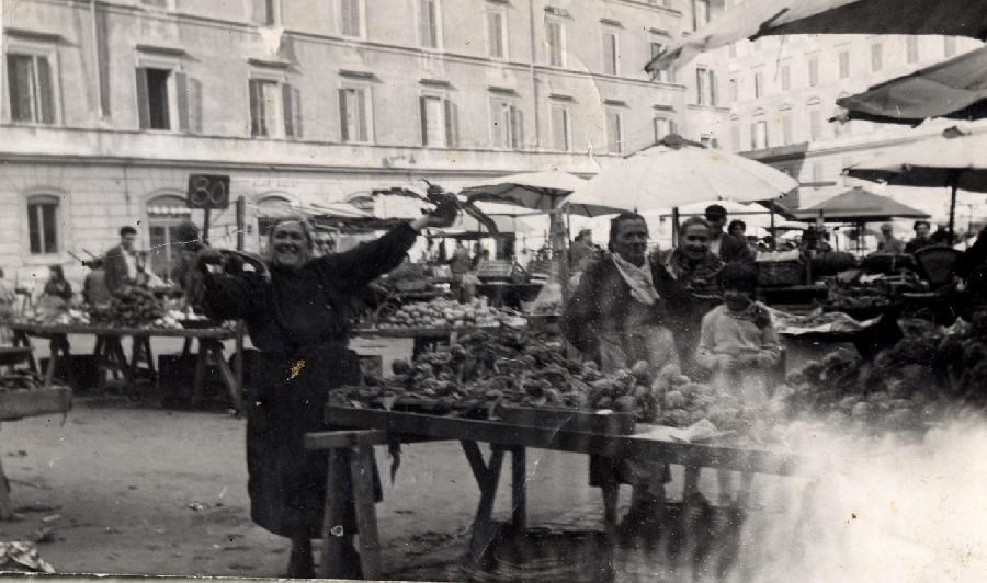 foto storica mercato roma